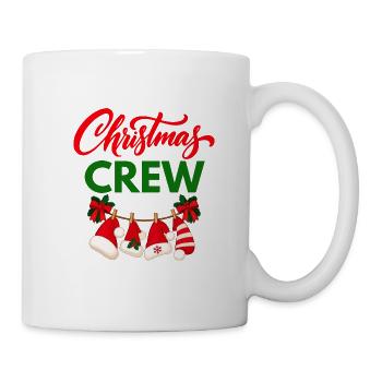 Weihnachts-Crew - Tasse - Weiß - Rechts