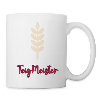 TeigMeister Brotlogo - Tasse - Weiß - Rechts