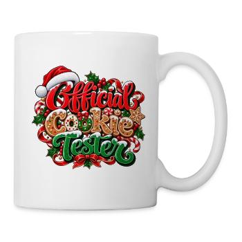 Offizielles Kekstester-Weihnachten - Tasse - Weiß - Rechts