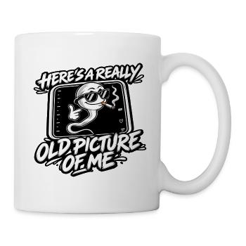 EIN ALTES FOTO – ICH BIN'S! - Tasse - Weiß - Rechts