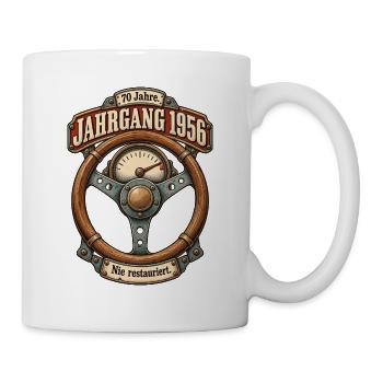 Jahrgang 1956 Nie restauriert - Tasse - Weiß - Rechts