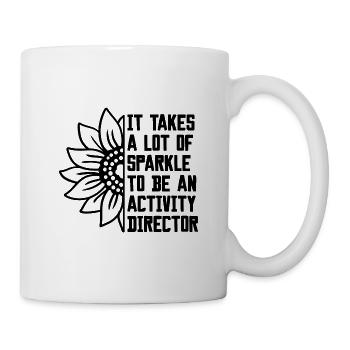 Activity Director Spruch Humor - Tasse - Weiß - Rechts