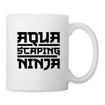 Aqua Scaping Aquarium Aquarist - Tasse - Weiß - Rechts