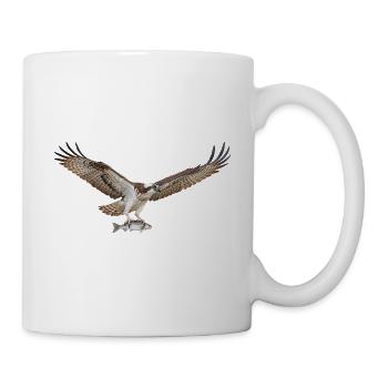 Fischadler - Tasse - Weiß - Rechts