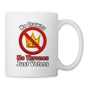 No Crowns, No Thrones - Tasse - Weiß - Rechts