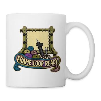 FRAME LOOP READY - Tasse - Weiß - Rechts