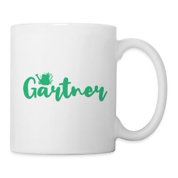 Gärtner - Tasse - Weiß - Rechts