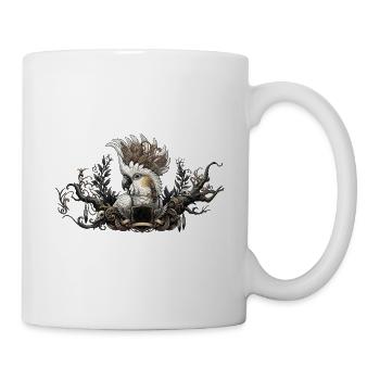 Majestätischer Steampunk-Papagei - Tasse - Weiß - Rechts