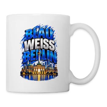 Blau Weiss Berlin - Tasse - Weiß - Rechts