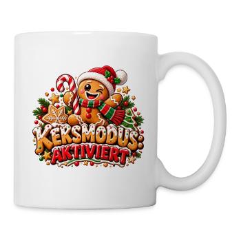 Keksmodus Aktiviert Weihnacht - Tasse - Weiß - Rechts