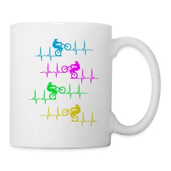 Fahrrad - F A H R   R A D ! - Tasse - Weiß - Rechts