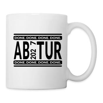 Gymnasium Abitur 2027 - Tasse - Weiß - Rechts