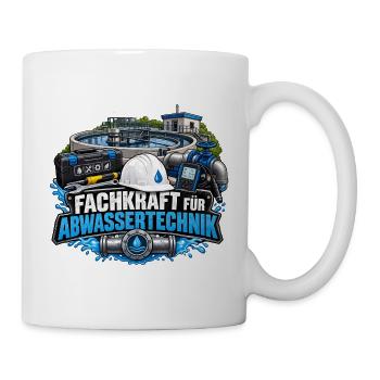 UMWELTTECHNOLOGIE ABWASSERTECHNIK - Tasse - Weiß - Rechts