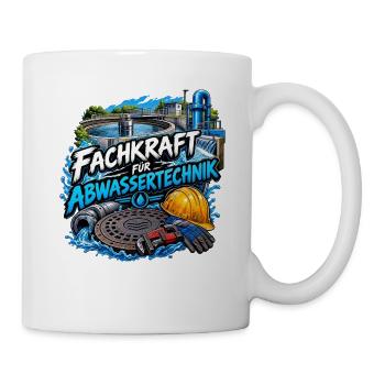 UMWELTTECHNOLOGIE ABWASSERTECHNIK - Tasse - Weiß - Rechts