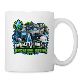 UMWELTTECHNOLOGIE ABWASSERTECHNIK - Tasse - Weiß - Rechts