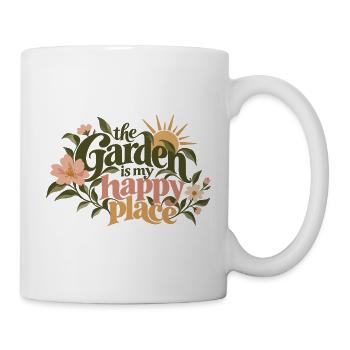 The Garden Is My Happy Place - Tasse - Weiß - Rechts