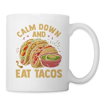 Mexican Mexico Tacos - Tasse - Weiß - Rechts
