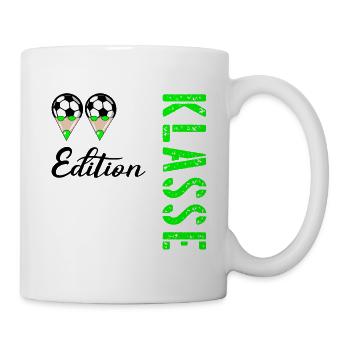 Fußball, Grundschule 2. Klasse - Tasse - Weiß - Rechts