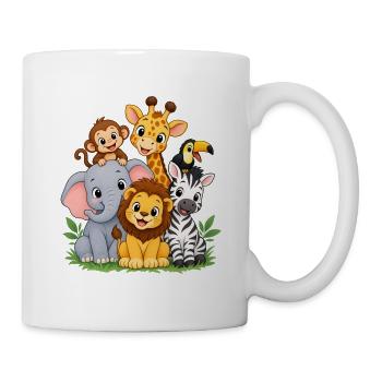 Tierfreunde Parade - Tasse - Weiß - Rechts