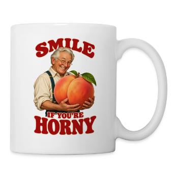 Opa Pfirsich Zweideutiger Spruch und Partyhumor - Tasse - Weiß - Rechts