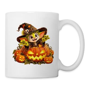 Wenuma Kürbishexe - Tasse - Weiß - Rechts