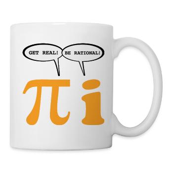Sei realistisch Sei rational - Tasse - Weiß - Rechts
