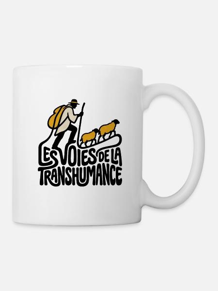 Die Wege der Transhumanz - Tasse - Weiß