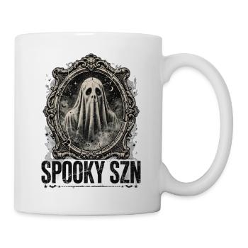Gruseliges Szn-T-Shirt — Retro 90er-Jahre-Bootleg-Halloween - Tasse - Weiß - Rechts