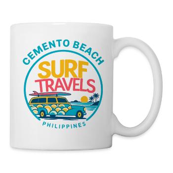 Retro Surf Van Philippines - Tasse - Weiß - Rechts