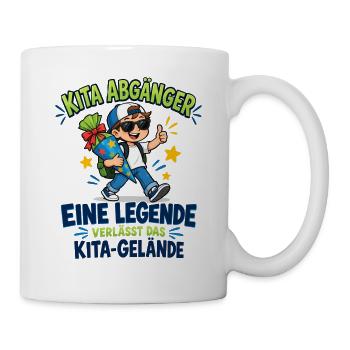 Kita Abgänger Legende - Tasse - Weiß - Rechts