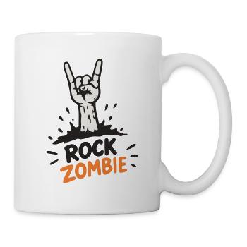 Halloween Rock Zombie - Tasse - Weiß - Rechts