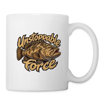 Asiatischer Löwe - Tasse - Weiß - Rechts