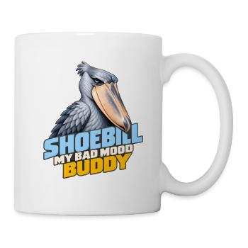 Schuhschnabel – Mein schlechte Laune-Kumpel | Exotischer Vogel - Tasse - Weiß - Rechts
