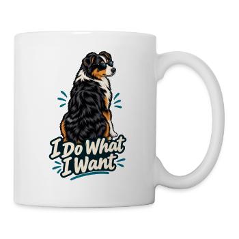 Ich mache, was ich will – Australian Shepherd Aussie Mom - Tasse - Weiß - Rechts