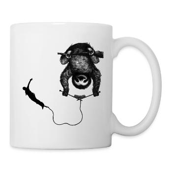  Faultier Bungee Jumper, Bungy Jumps, Bungee - Tasse - Weiß - Rechts