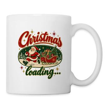 Christmas Loading Funny Santa Holiday Gaming Style - Tasse - Weiß - Rechts