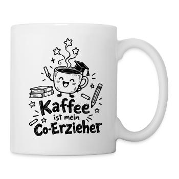 Lustiger Kaffeebecher Cartoon - Tasse - Weiß - Rechts