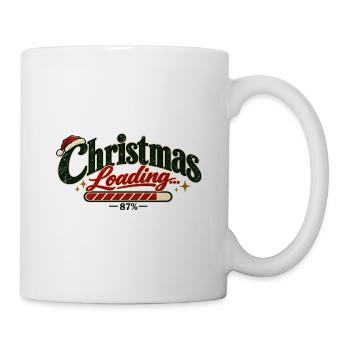 Christmas Loading – Minimalist Christmas - Tasse - Weiß - Rechts
