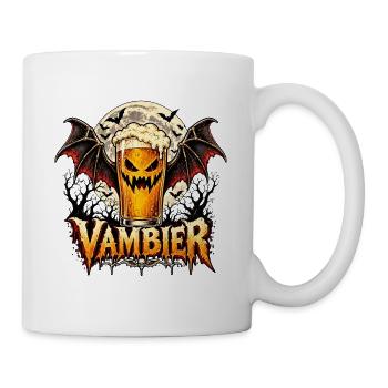 VamBier Halloween Grafik - Tasse - Weiß - Rechts