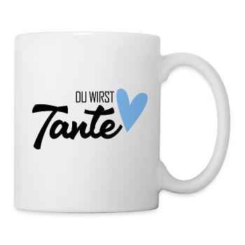Tante werden - Tasse - Weiß - Rechts