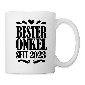 Bester Onkel seit 2023 - Tasse - Weiß - Rechts