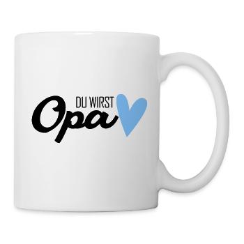 Opa - Opa werden - Bald Opa - Tasse - Weiß - Rechts
