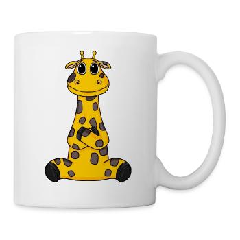Giraffe - Tasse - Weiß - Rechts