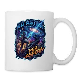 Ad_Astra_per_Aspera - Tasse - Weiß - Rechts