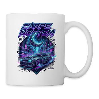 Carpe_Noctem_-_Cyberpunk_-_1 - Tasse - Weiß - Rechts