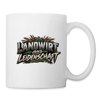 Landwirt aus Leidenschaft - Tasse - Weiß - Rechts