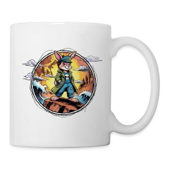 Käpt’n Hoppel Piratenabenteuer - Tasse - Weiß - Rechts