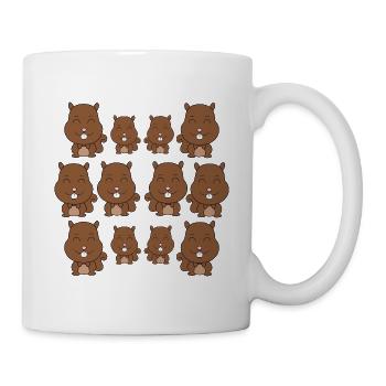 Süßes Eichhörnchengesicht - Tasse - Weiß - Rechts