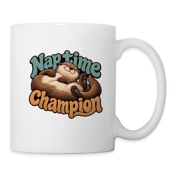 Amerikanischer Otter - Tasse - Weiß - Rechts