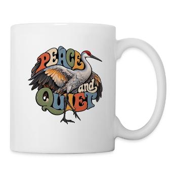 Sandkranich - Tasse - Weiß - Rechts